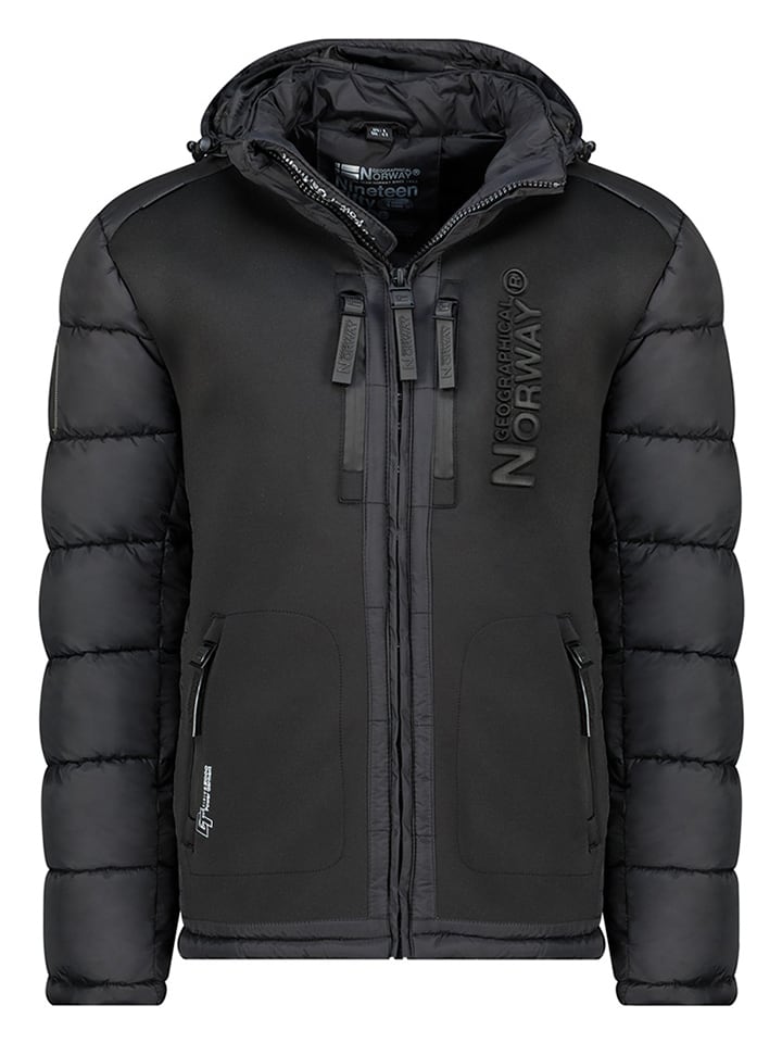 Geographical Norway Kurtka zimowa "Beachwood" w kolorze czarnym rozmiar: XXL