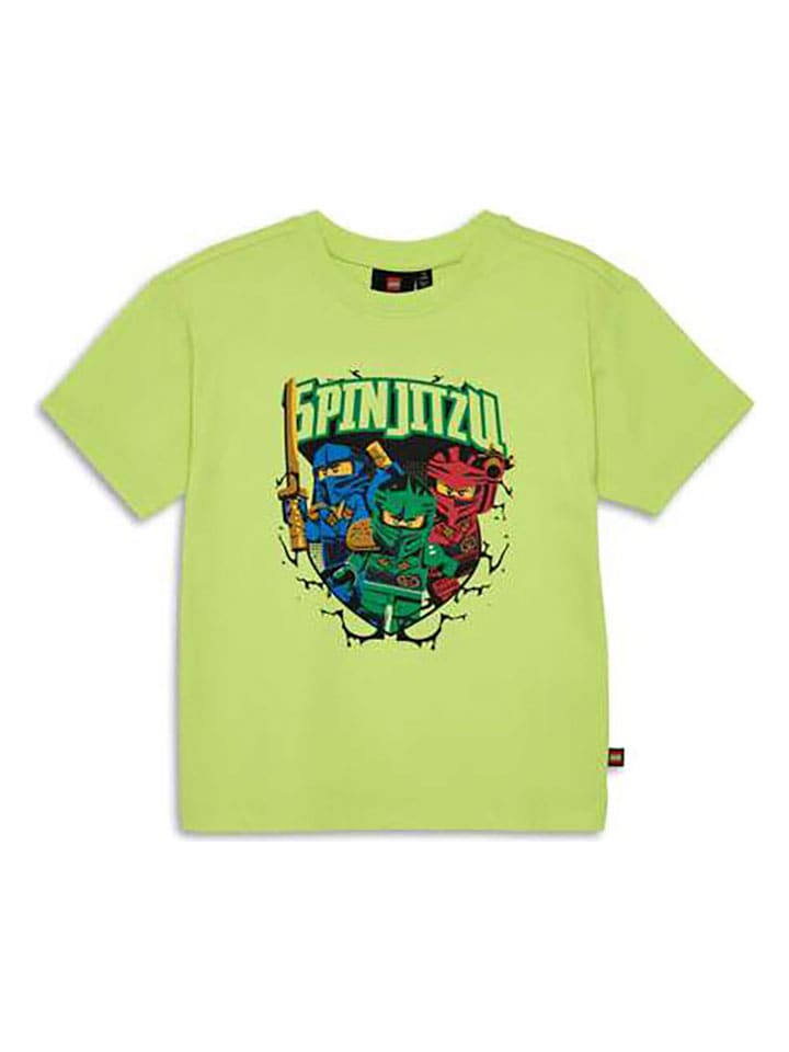 LEGO Koszulka w kolorze zielonym ze wzorem rozmiar: 98