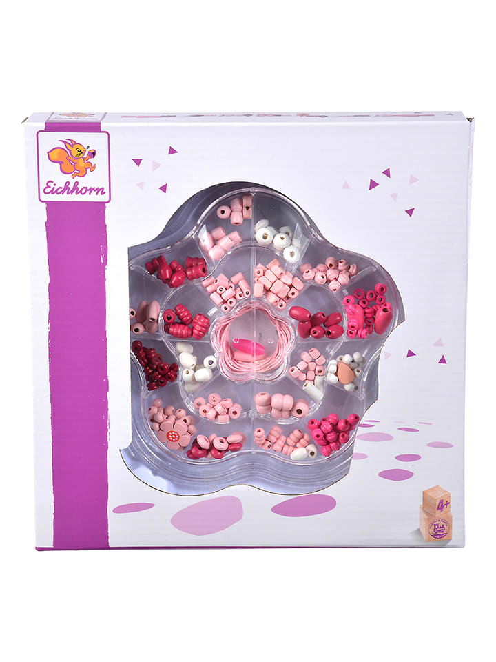 Eichhorn Zestaw drewnianych koralików "Kwiatek" - 4+ rozmiar: onesize