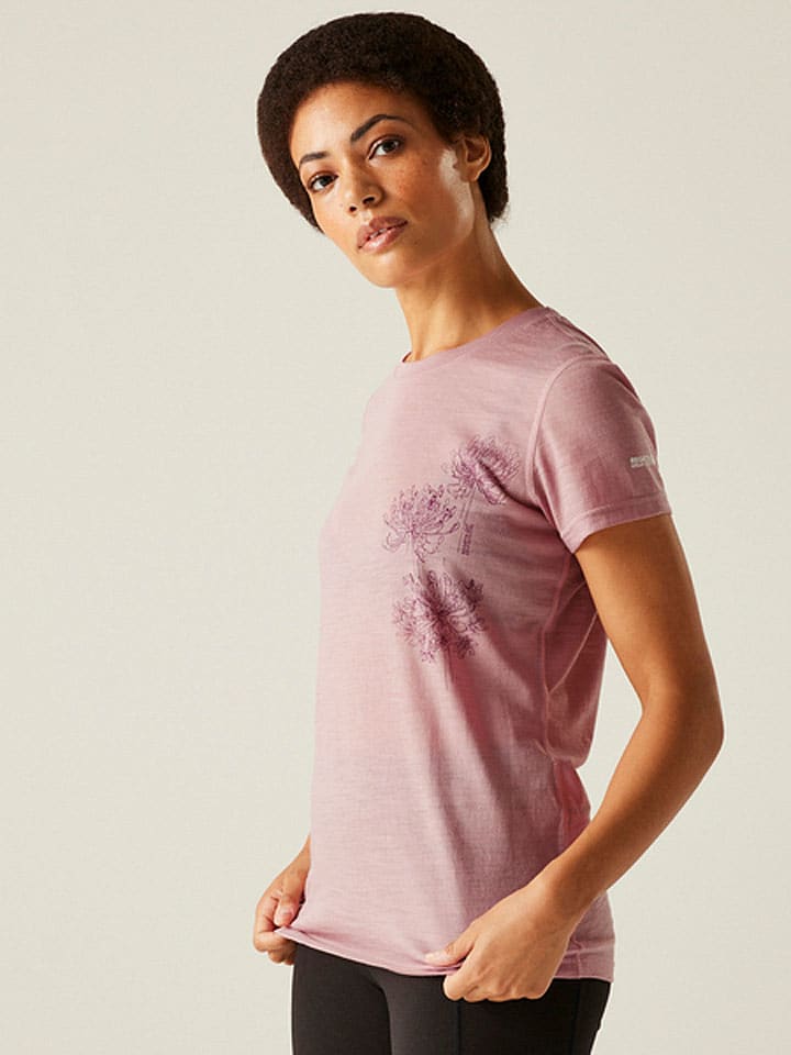 Regatta Koszulka funkcyjna "Escade" w kolorze jasnoróżowym rozmiar: 40