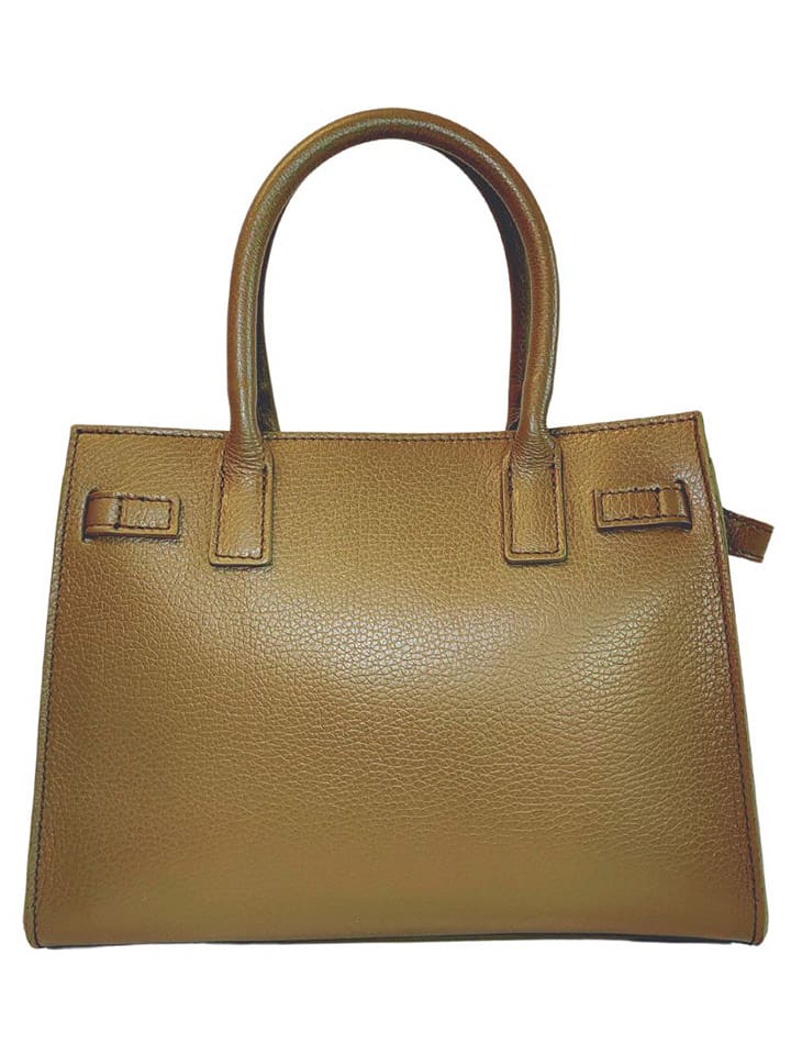 ORE10 Skórzana torebka "Waser" w kolorze brązowym - 28 x 20 x 13 cm rozmiar: onesize