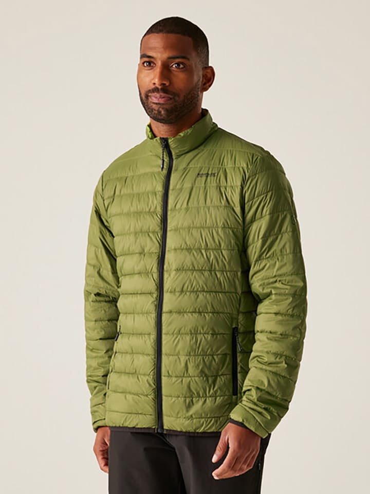 Regatta Kurtka pikowana "Hillpack II" w kolorze zielonym rozmiar: S