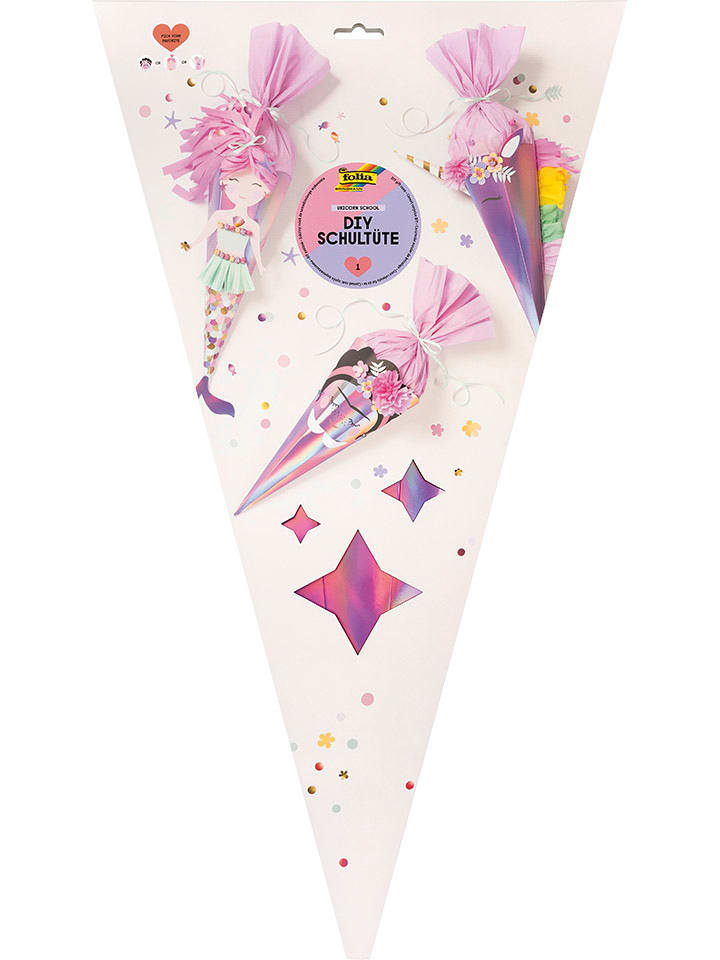 folia PAPER Zestaw "UNICORN SCHOOL" w kolorze jasnoróżowym do majsterkowania rozmiar: onesize