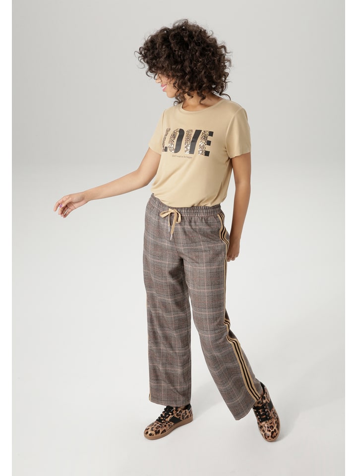 Aniston Spodnie w kolorze ciemnobrązowym rozmiar: 44