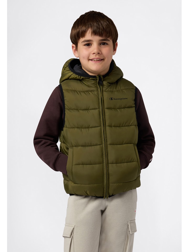 Champion Kamizelka pikowana w kolorze khaki rozmiar: 158/164