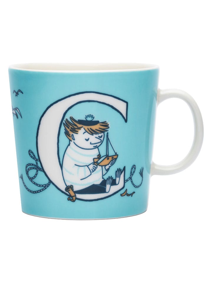 Moomin Kubek jumbo "C" w kolorze turkusowym - 400 ml rozmiar: onesize
