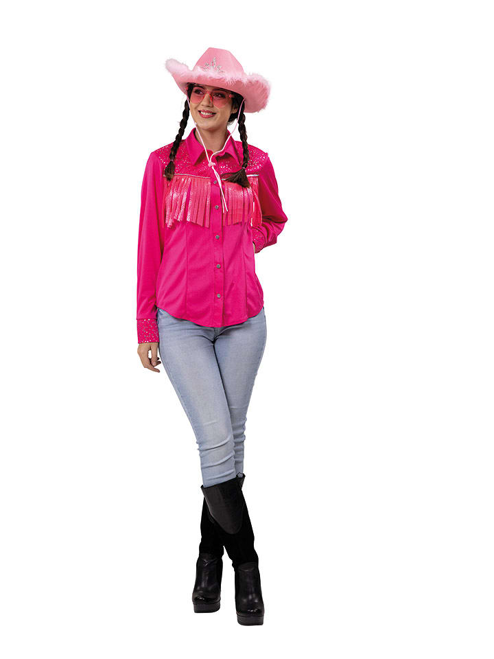 Party x People Koszula westernowa "Babe" w kolorze różowym rozmiar: 36