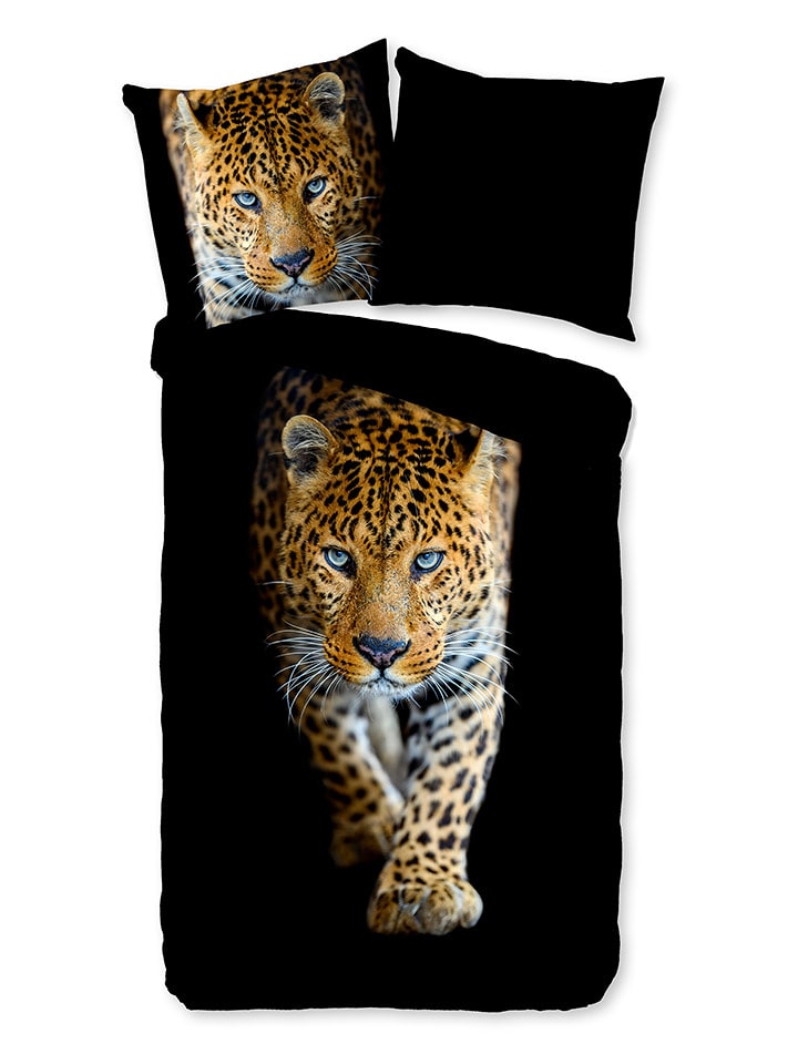 Good Morning Komplet pościeli "Bonn" w kolorze czarno-jasnobrązowym rozmiar: 135x200 cm