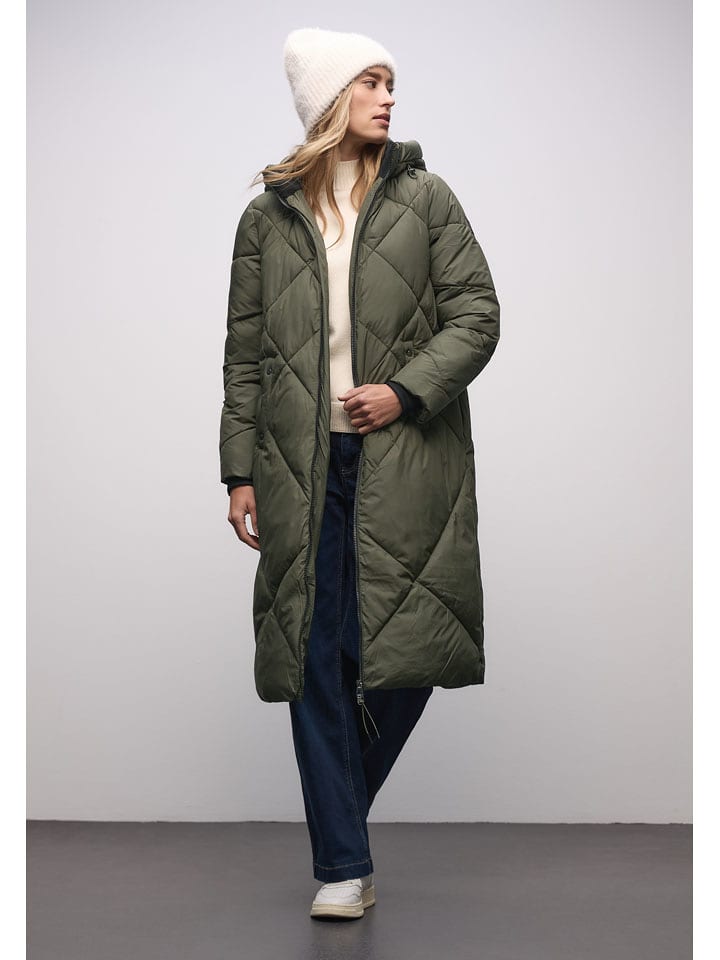 Street One Kurtka zimowa w kolorze zielonym rozmiar: 38
