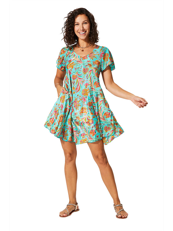 Aller Simplement Sukienka w kolorze turkusowym rozmiar: 34/36