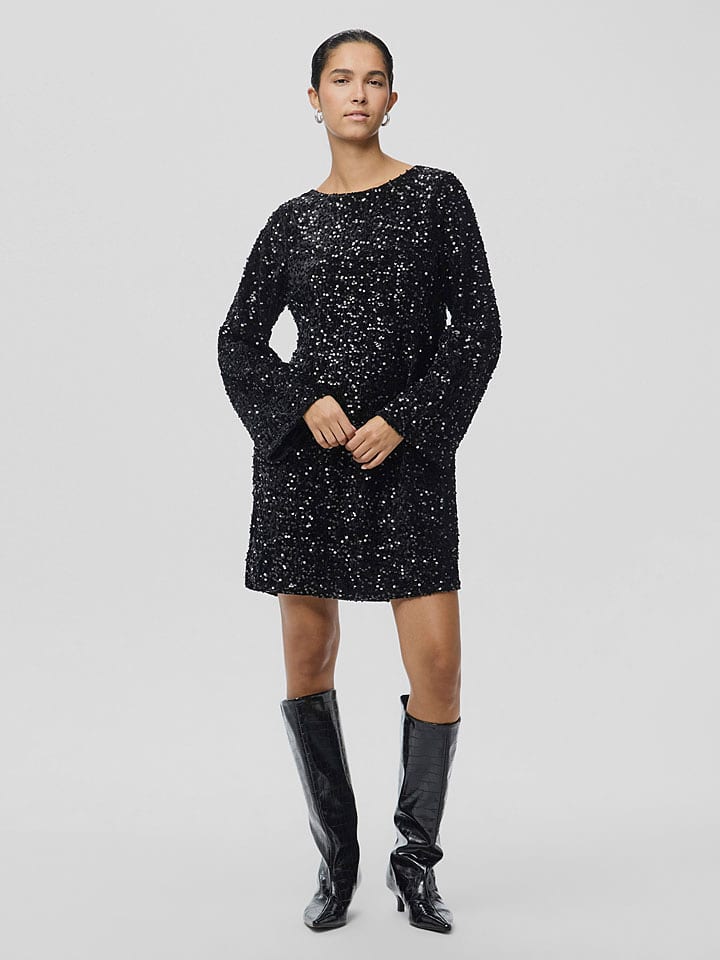 Pieces Sukienka w kolorze czarnym rozmiar: M