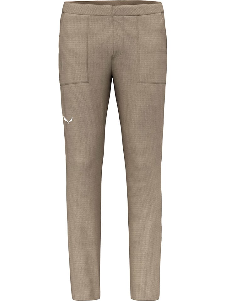 Salewa Spodnie funkcyjne - Regular fit - w kolorze jasnobrązowym rozmiar: XL