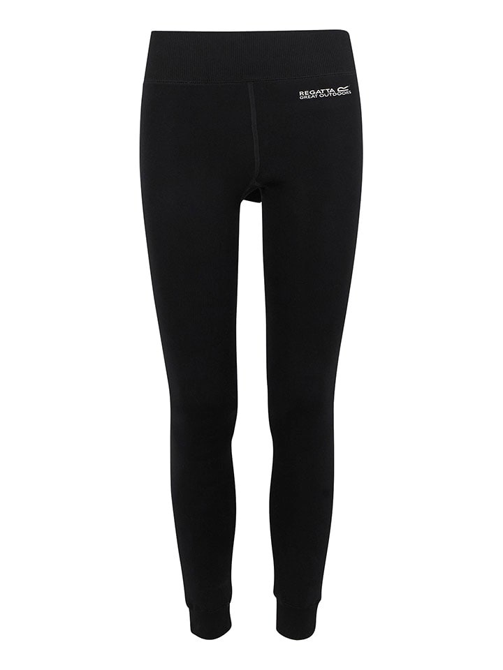 Regatta Legginsy zimowe "Thermal Stretch" w kolorze czarnym rozmiar: onesize