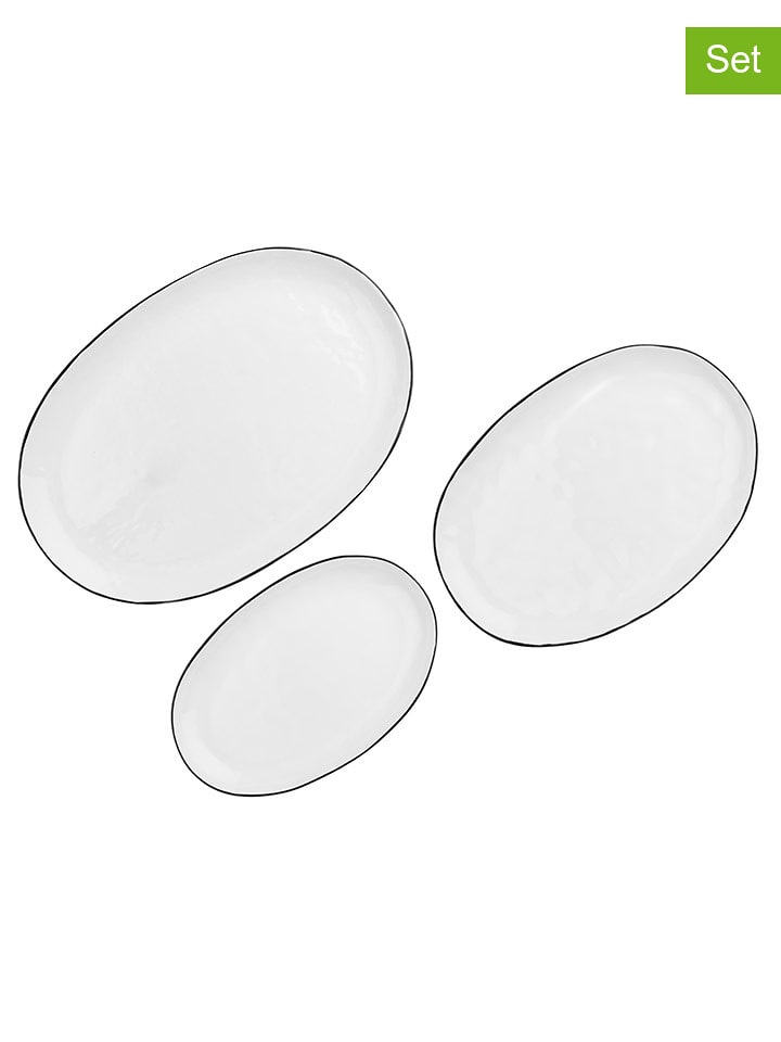 Björn Półmiski (3 szt.) "Pure" w kolorze biało-czarnym rozmiar: onesize