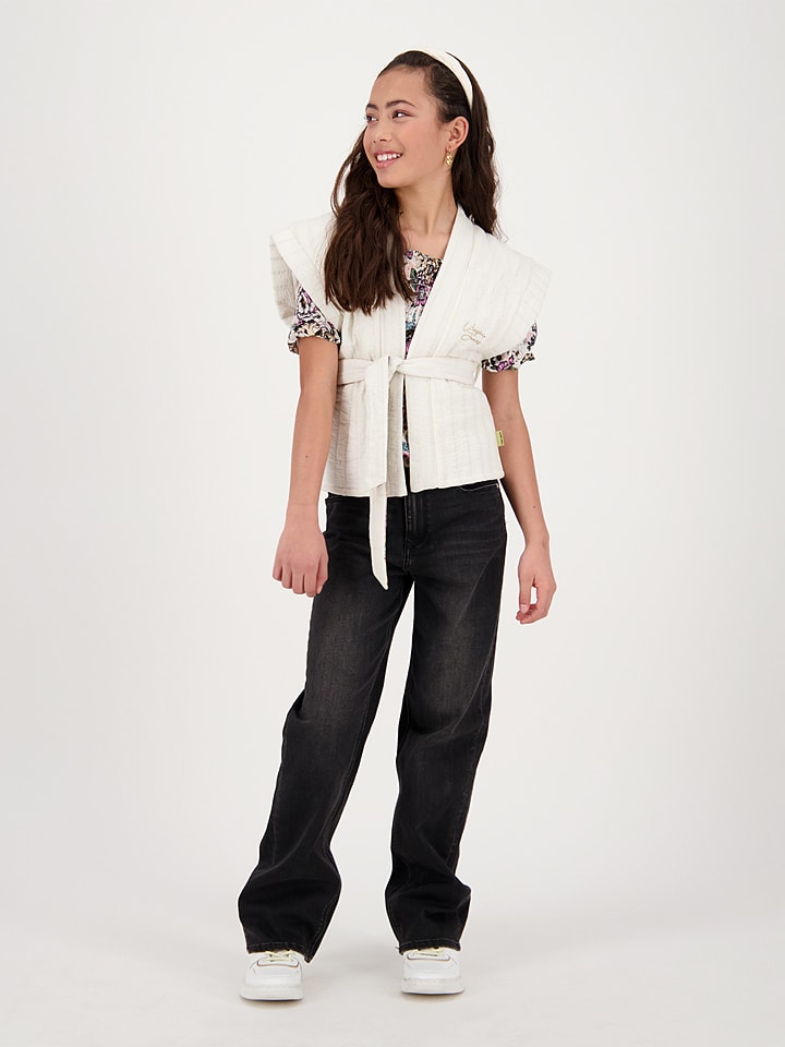 Vingino Dżinsy - Wide leg - w kolorze czarnym rozmiar: 140