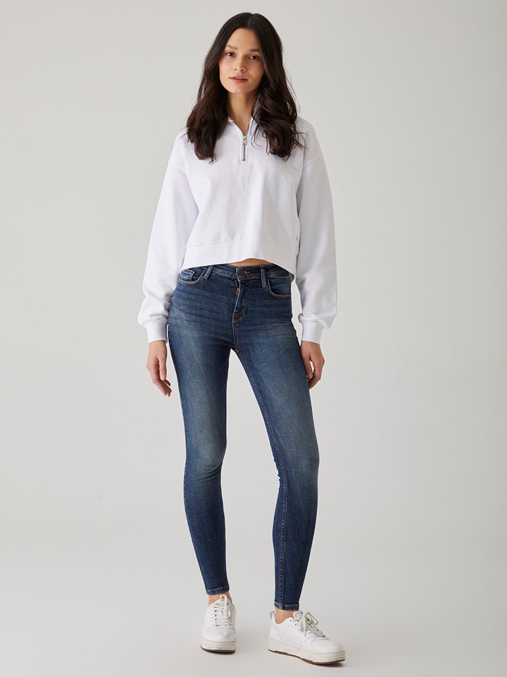 LTB Dżinsy "Amy" - Skinny fit - w kolorze granatowym rozmiar: W27/L32