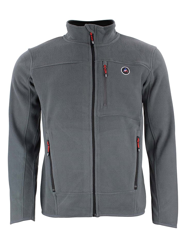 Peak Mountain Kurtka polarowa "Calonor" w kolorze szarym rozmiar: M