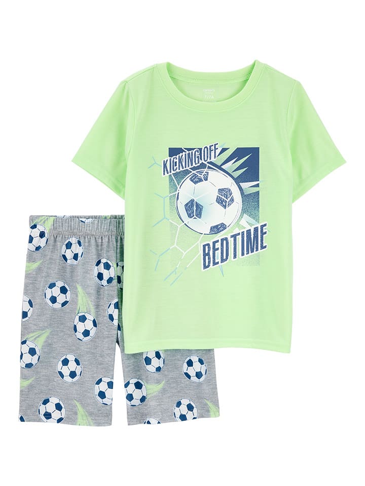 carter's Piżama w kolorze zielono-szarym rozmiar: 116