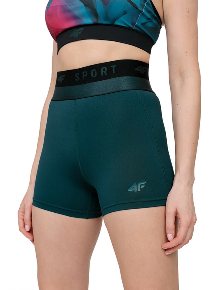 4F Kolarki funkcyjne w kolorze ciemnozielonym rozmiar: XXL