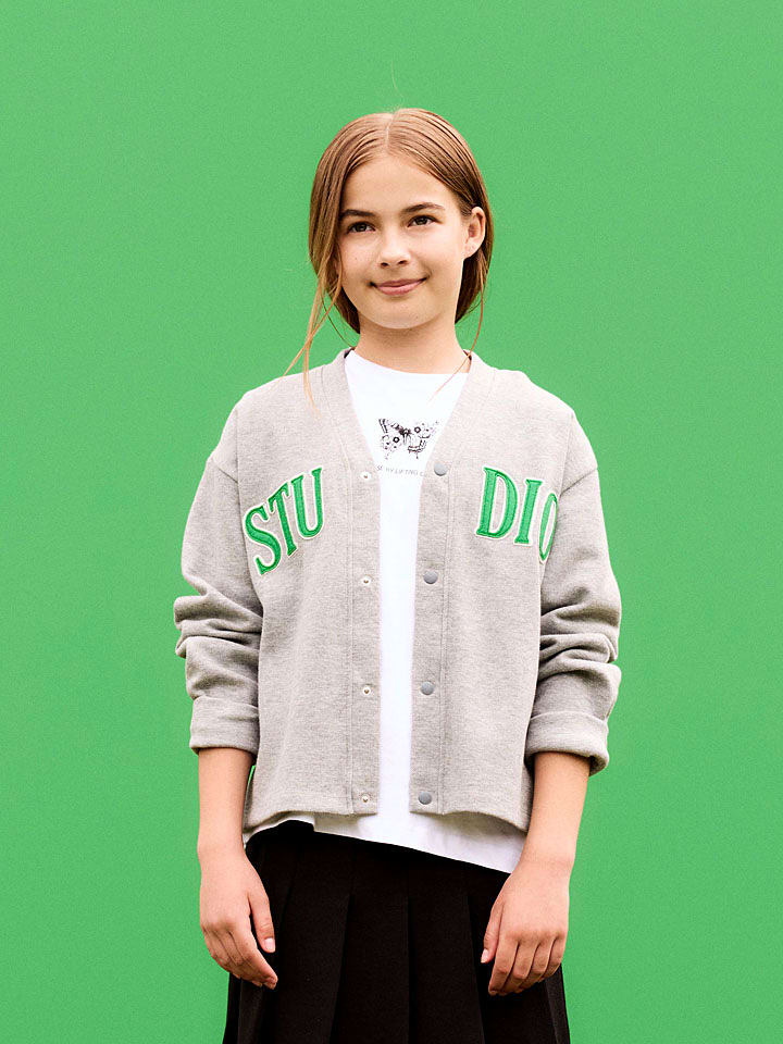 name it Kardigan w kolorze szarym rozmiar: 158/164