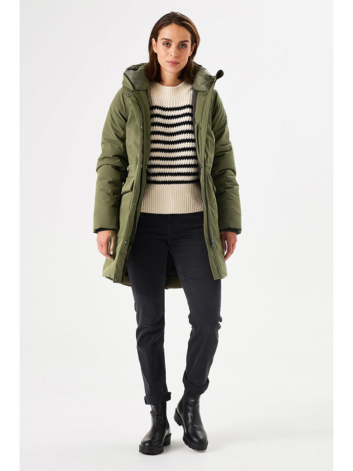 Garcia Parka w kolorze khaki rozmiar: S
