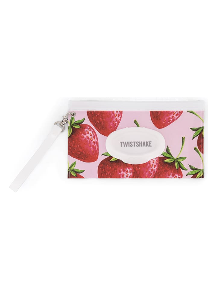Twistshake Etui w kolorze różowo-czerwonym na chusteczki nawilżane - 24 x 14 cm rozmiar: onesize