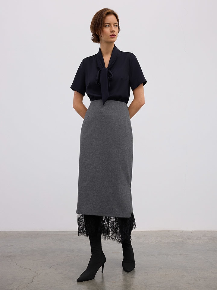 BGN Spódnica w kolorze antracytowym rozmiar: 40