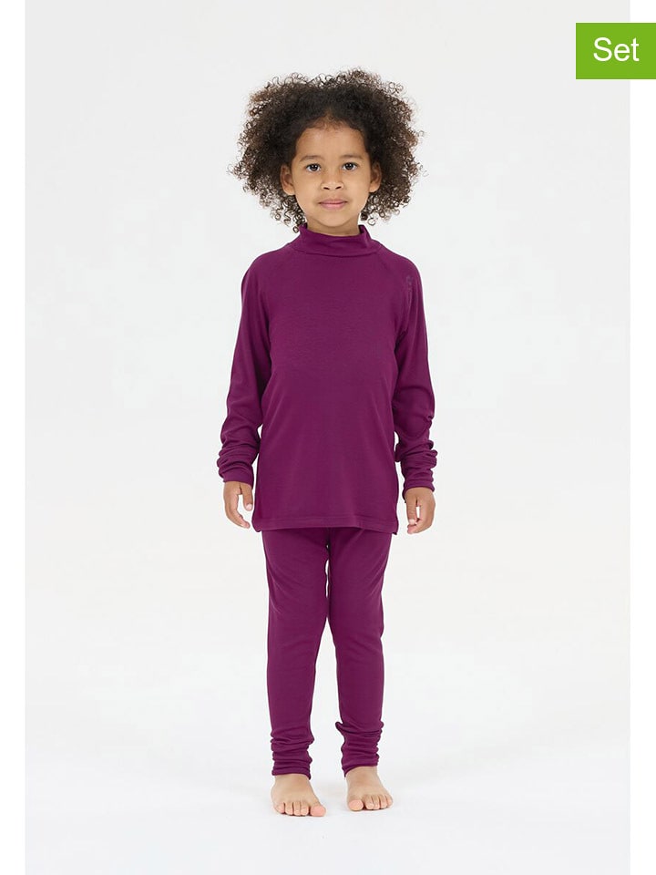 Zigzag 2-częściowy zestaw funkcyjny "Panda" w kolorze fioletowym rozmiar: 110/116