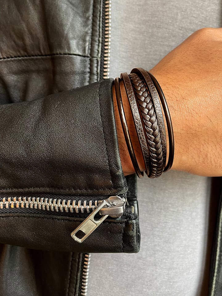 Uomo Bransoletka w kolorze brązowym rozmiar: onesize