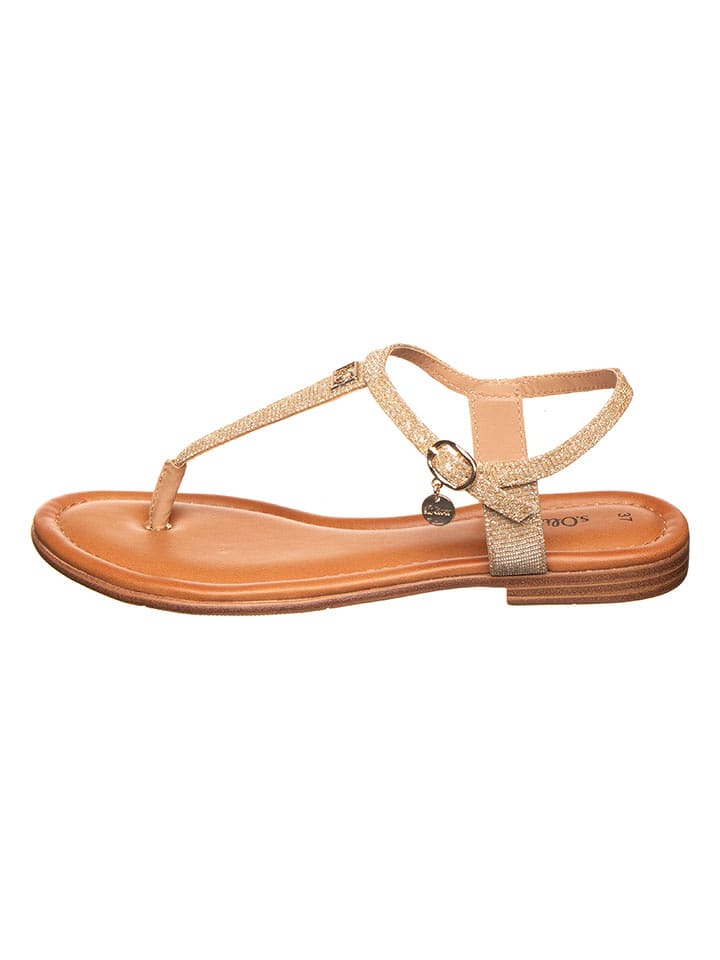 s.Oliver Sandały w kolorze złotym rozmiar: 41