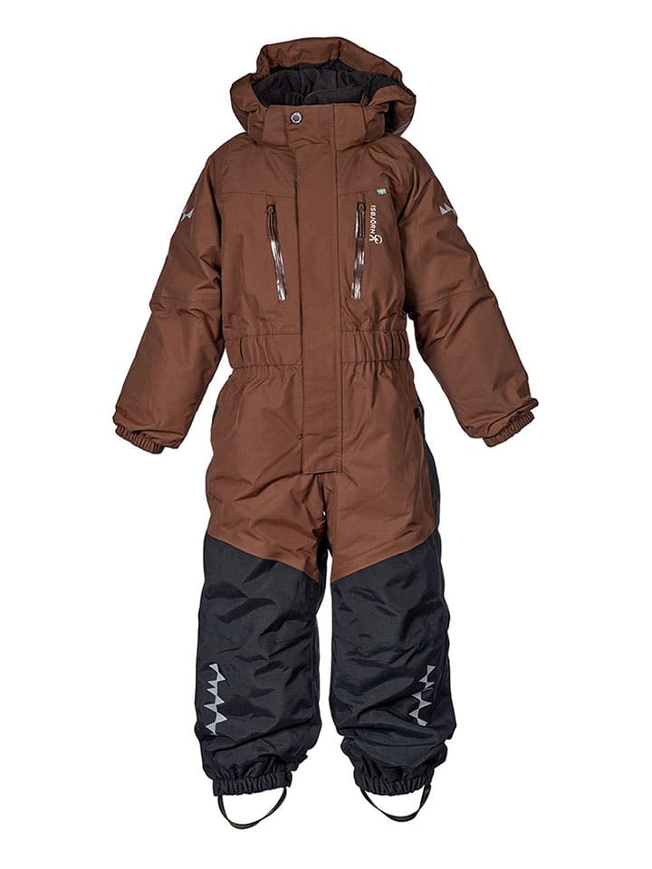 Isbjörn Kombinezon zimowy "Penguin" w kolorze brązowo-czarnym rozmiar: 86