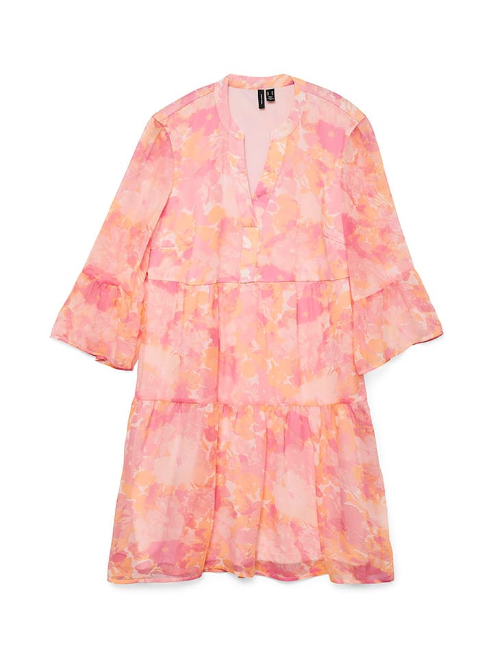 Vero Moda Sukienka w kolorze jasnoróżowo-pomarańczowym rozmiar: XS