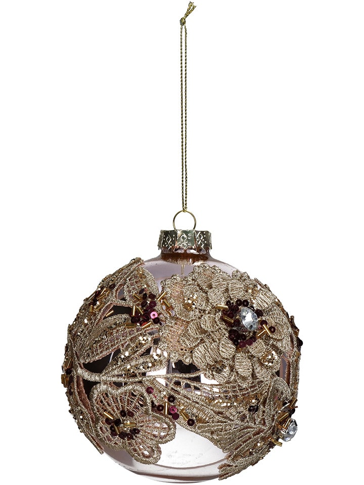 Kersten Bombka w kolorze jasnoróżowym - Ø 10 cm rozmiar: onesize