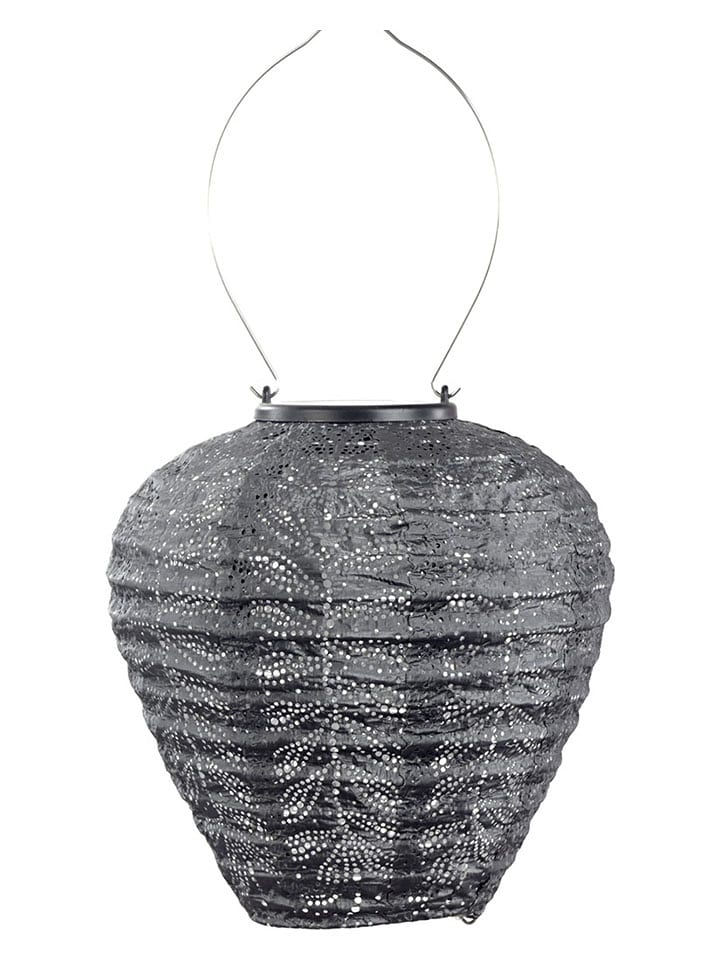 Lumiz Lampion solarny LED "Folia Balloon" w kolorze szarym - wys. 20 x Ø 20 cm rozmiar: onesize