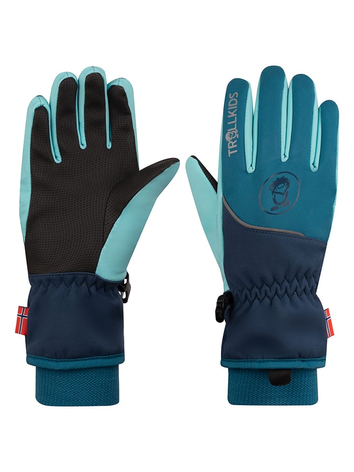 Trollkids Rękawiczki funkcyjne "Trolltunga" w kolorze turkusowym rozmiar: 7