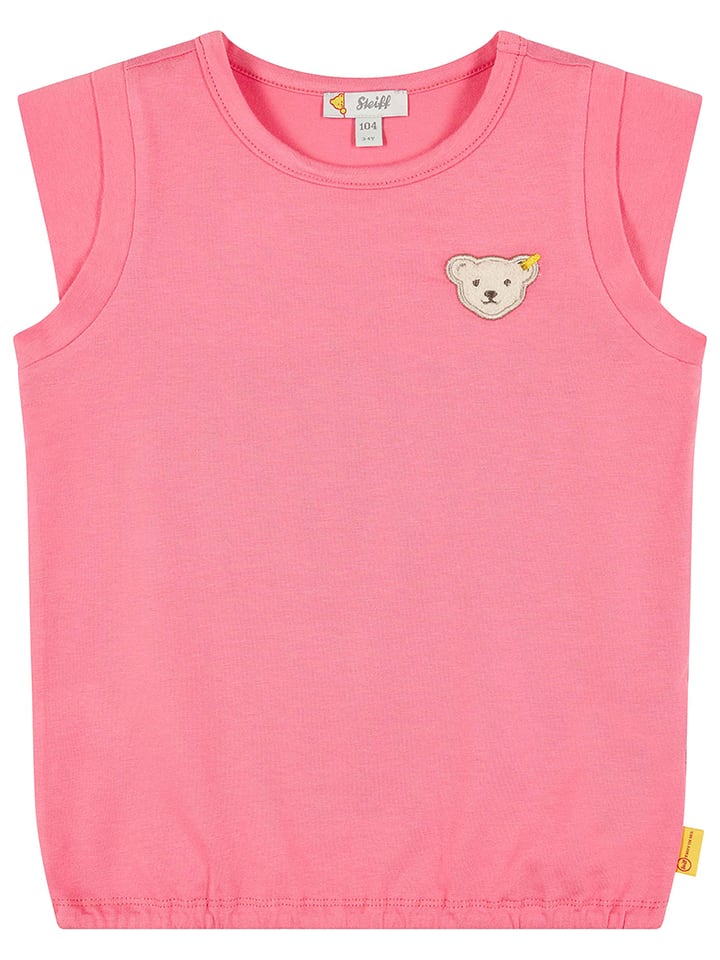Steiff Koszulka w kolorze różowym rozmiar: 92