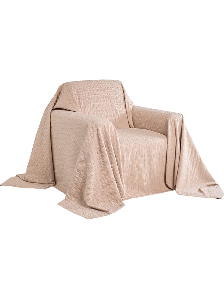 heine home Narzuta w kolorze beżowym na sofę i fotel rozmiar: 250x220 cm