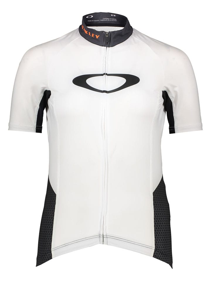 Oakley Koszulka kolarska "Jawbreaker" w kolorze biało-czarnym rozmiar: S