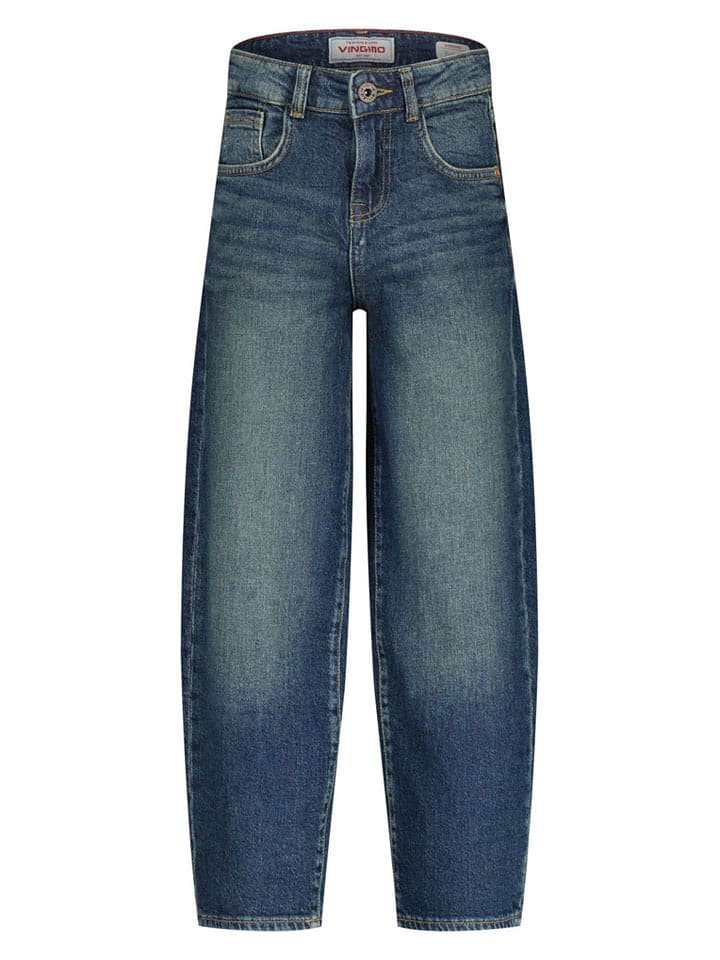 Vingino Dżinsy - Comfort fit - w kolorze niebieskim rozmiar: 164