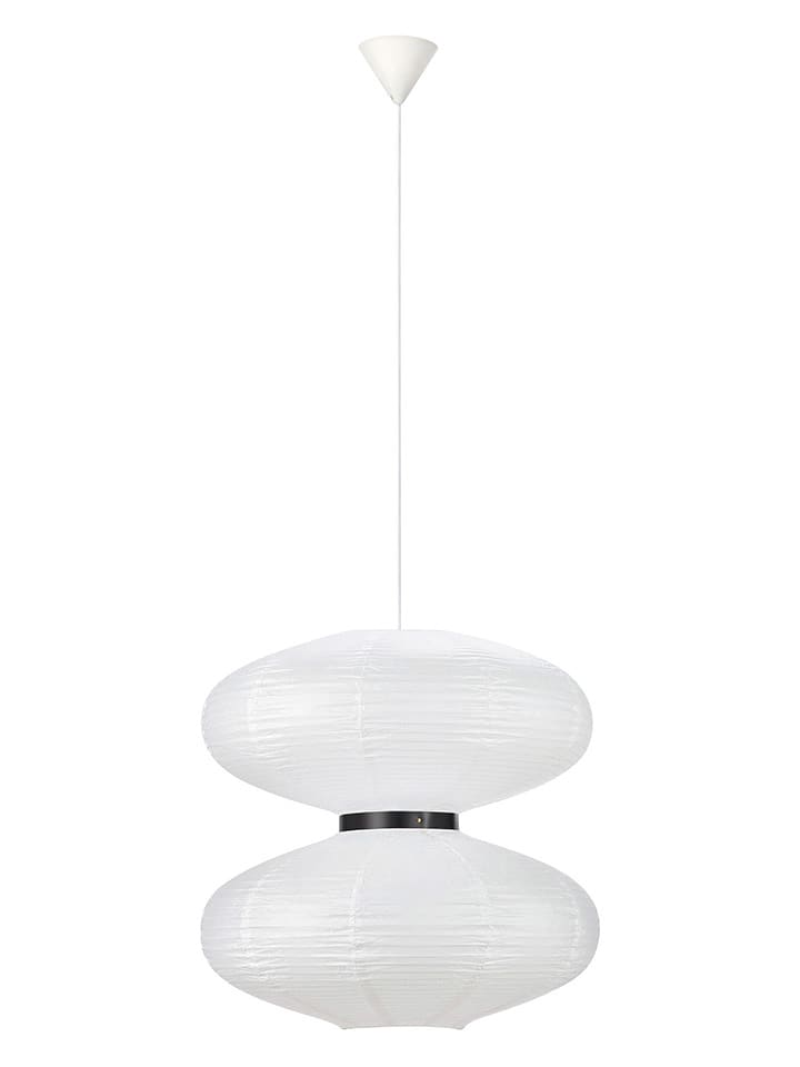 Marksljöd Lampa wisząca "Dual" w kolorze białym - wys. 58 x Ø 60 cm rozmiar: onesize