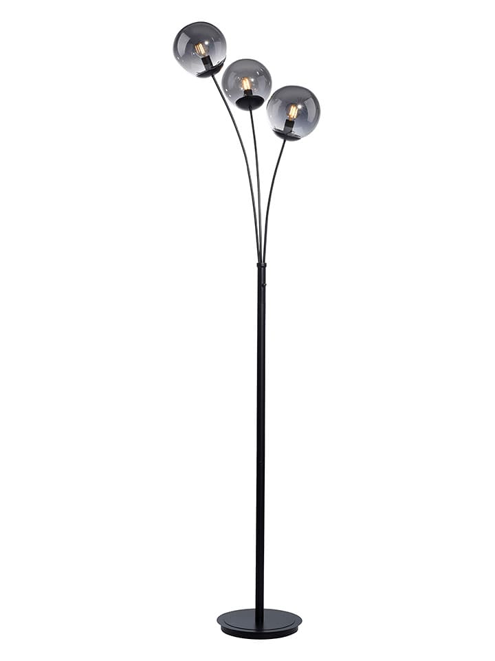 Just Light Lampa stojąca "Big Widow" w kolorze czarnym - wys. 185 x Ø 35 cm rozmiar: onesize