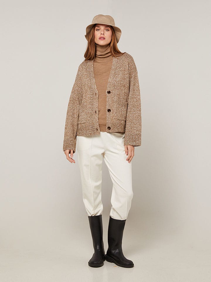 Rodier Kardigan w kolorze jasnobrązowym rozmiar: M