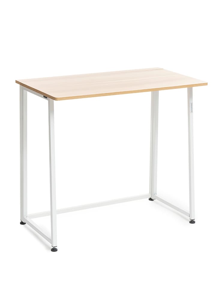 InnovaGoods Składane biurko w kolorze jasnobrązowym - 80 x 75 x 45 cm rozmiar: onesize