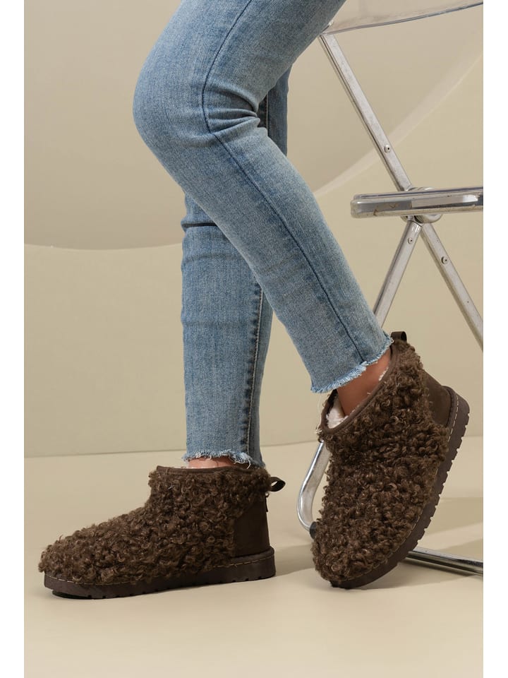 C'M Botki zimowe w kolorze brązowym rozmiar: 39