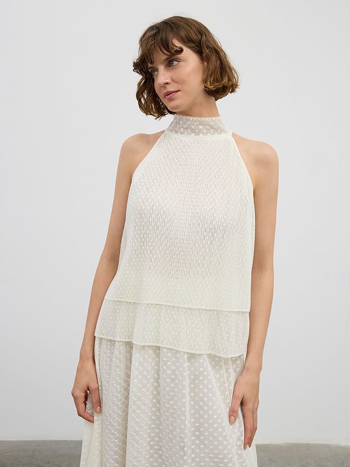 BGN Bluzka w kolorze kremowym rozmiar: 38