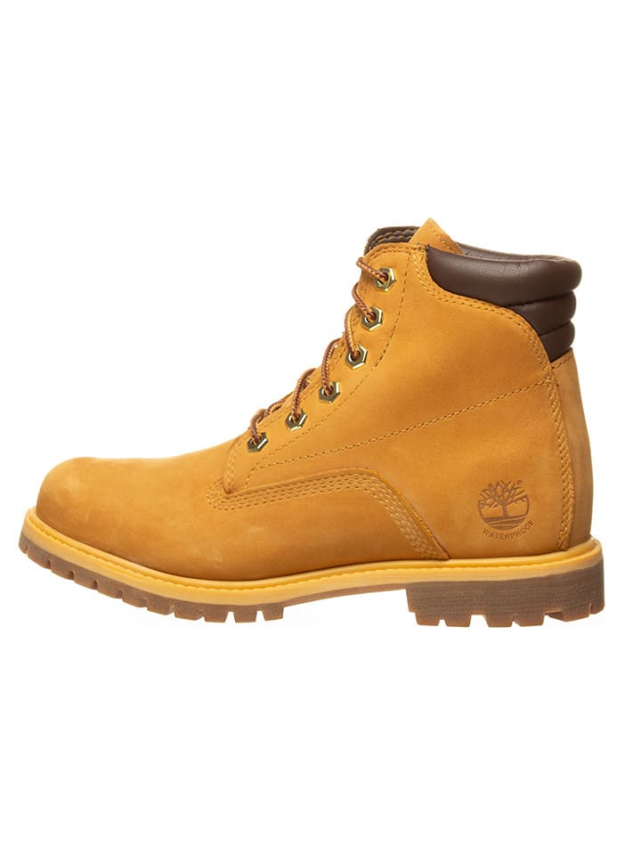 Timberland Skórzane botki "Waterville 6-Inch Basic" w kolorze jasnobrązowym rozmiar: 37