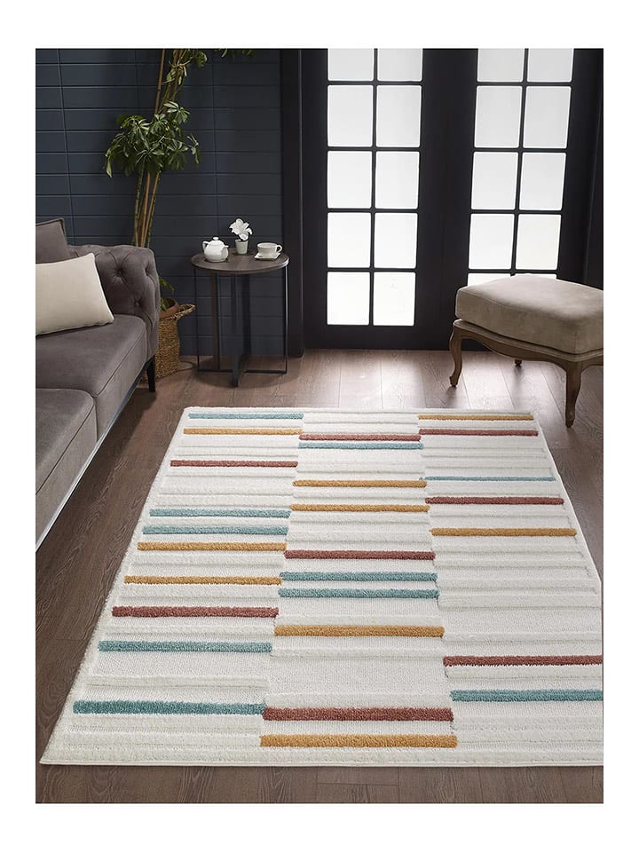 Conceptum Hypnose Dywan w kolorze kremowym ze wzorem rozmiar: 160x230 cm