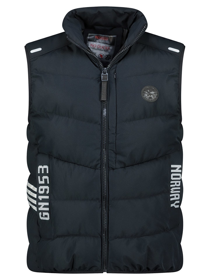 Geographical Norway Kamizelka pikowana "Vincennt" w kolorze granatowym rozmiar: S