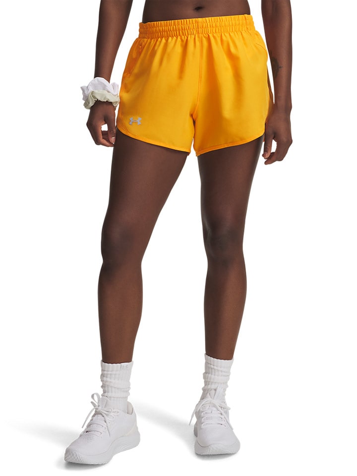 Under Armour Szorty funkcyjne w kolorze pomarańczowym rozmiar: S