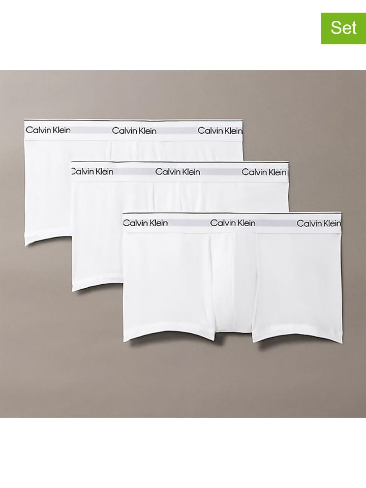 CALVIN KLEIN UNDERWEAR Bokserki (3 pary) w kolorze białym rozmiar: S
